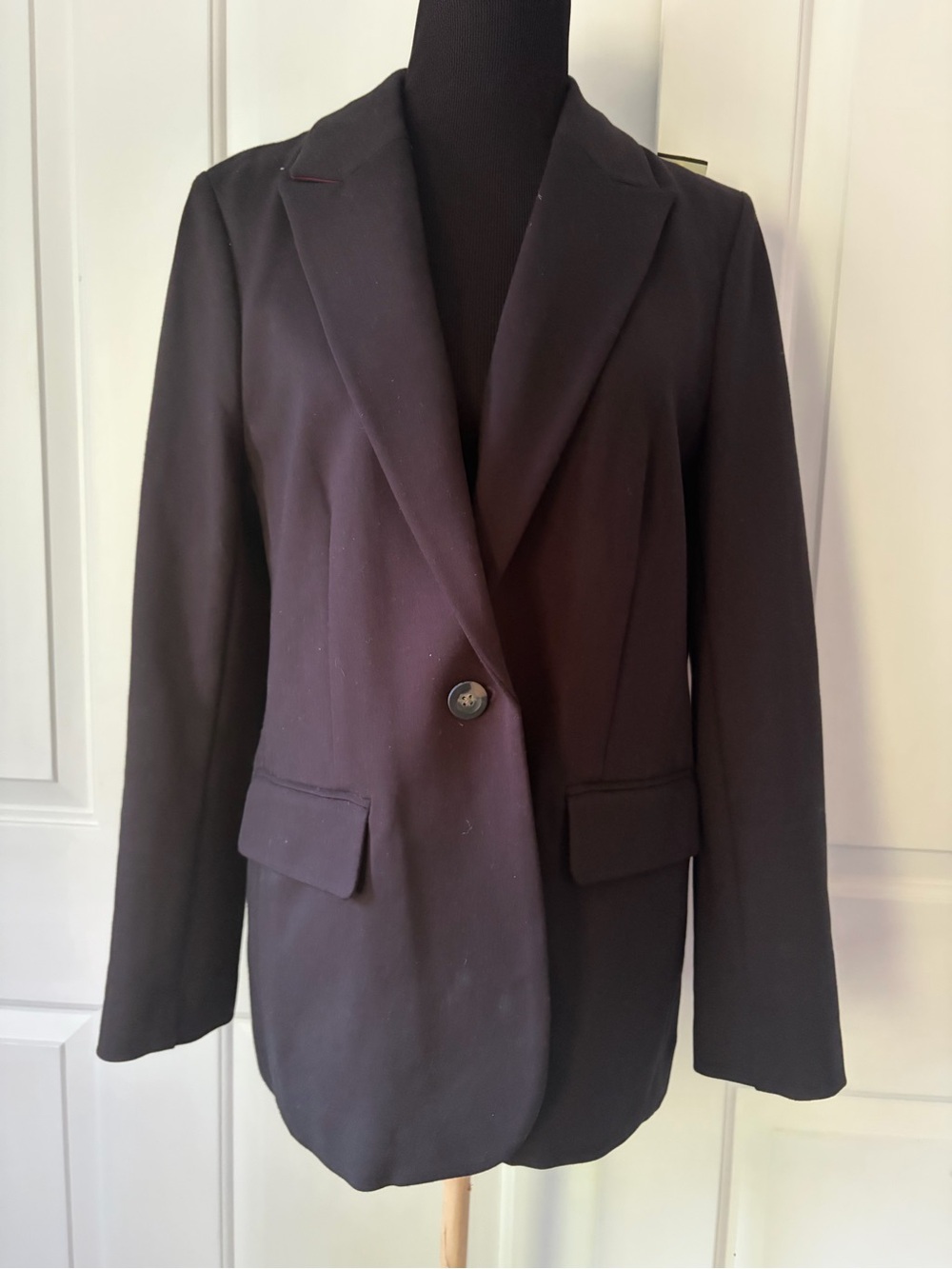 Boden Black Single-Button Tailored Blazer 12